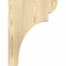 Ekena Millwork Yorktown Rough Sawn Corbel, Douglas Fir, 6"W x 12"D x 16"H COR06X12X16YOR00RDF - alternate 2